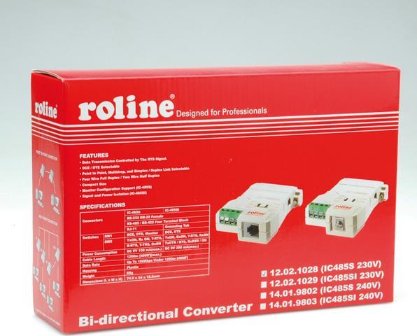 Produktbild Roline Konverter RS232-RS485, ohne galvan. Trennung