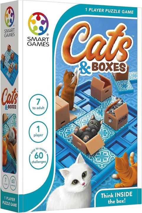 Smart Games Cats Boxes (Allemand, Français, Italien, Anglais)