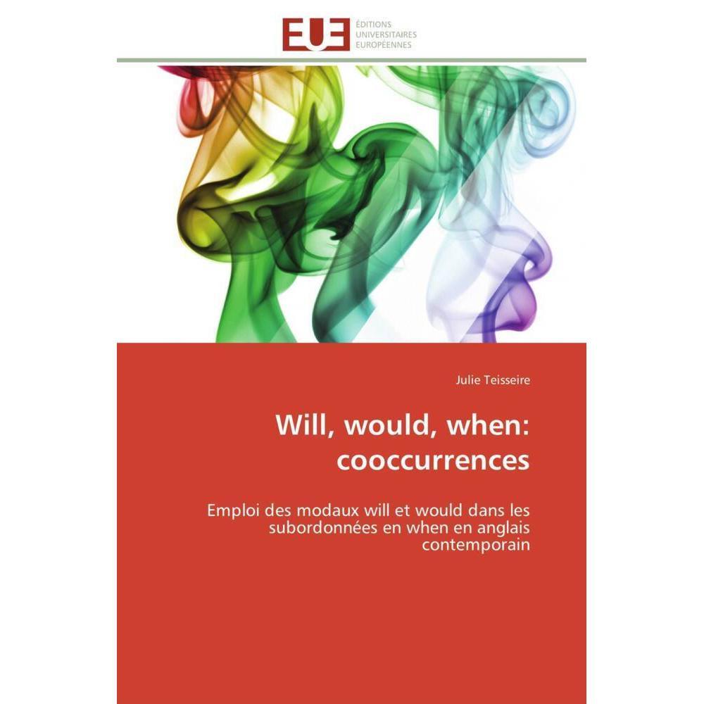 Will, would, when: cooccurrences, Fachbücher