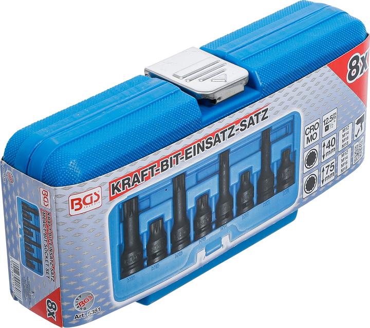 Produktbild BGS Kraft-Bit-Einsatz-Satz (Innenvielzahn)