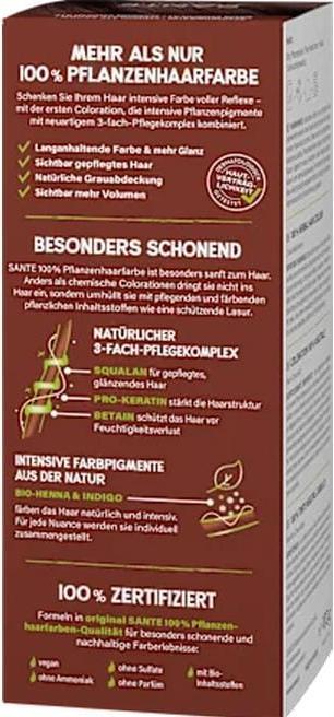 Produktbild Sante Pflanzenhaarfarbe (Schokobraun)