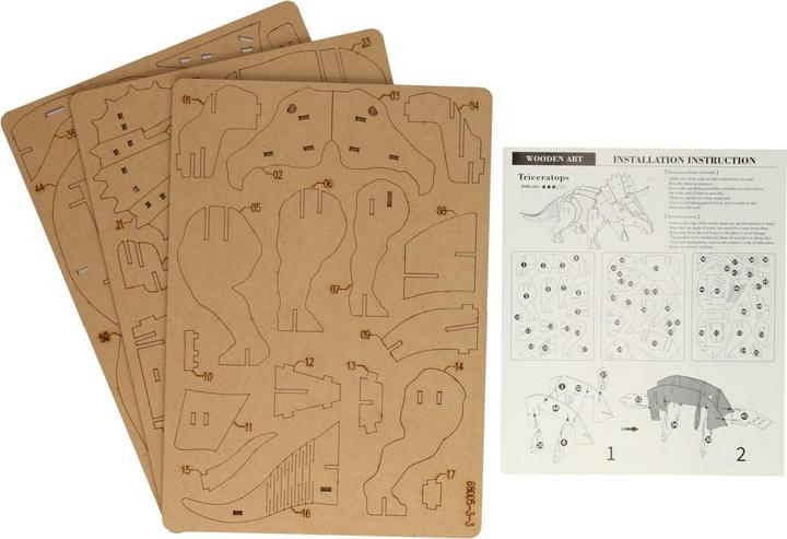Produktbild Koopman 3D-Puzzle aus Holz Dinosaurier (1000 Teile)