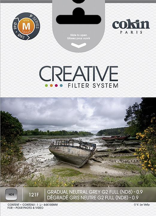 Productafbeelding Cokin Filter P121F Cursus 2 ND 8 (82 mm, ND / grijsverloopfilter, 84 mm)