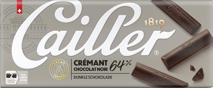Actual product image Cailler Crémant 64% Chocolate Bar (100 g)