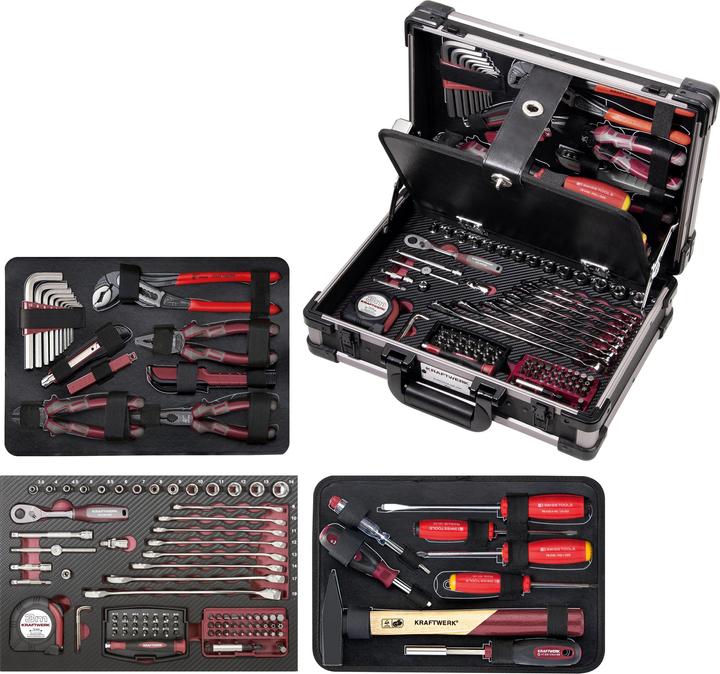 Produktbild Kraftwerk Werkzeugkoffer (123 Teile)