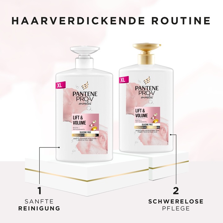 Produktbild Pantene Lift & Volume (500 ml, Flüssiges Shampoo)