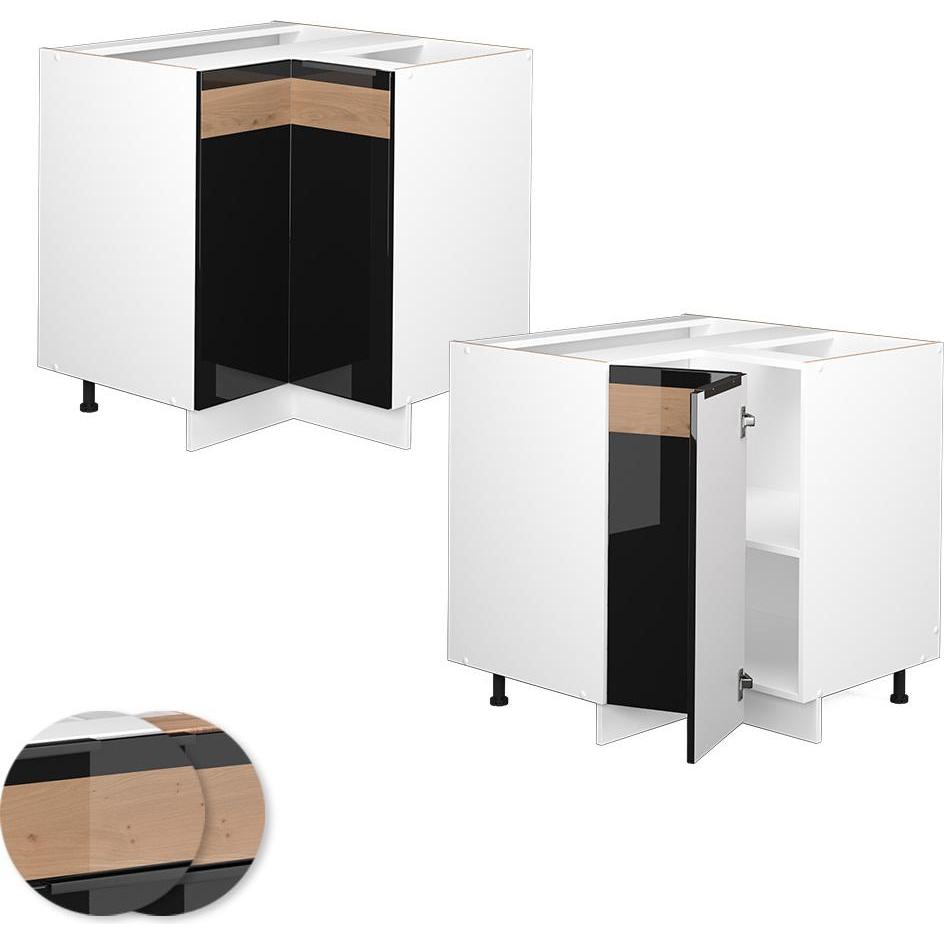Vicco, Regal, Eckunterschrank Fame-Line (80.5 x 52 x 81.5 cm)