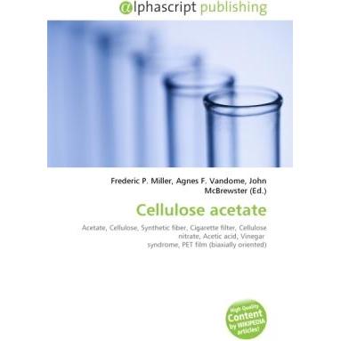 Cellulose acetate, Fachbücher von Agnes F. Vandome, Frederic P. Miller, John McBrewster