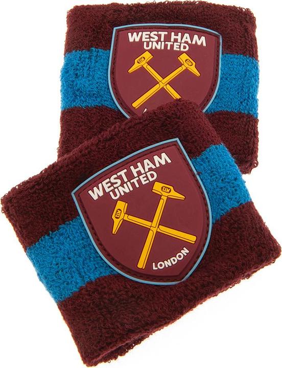 Produktbild West Ham United FC Armband 2erPack Wappen (100% synthetisches Material)