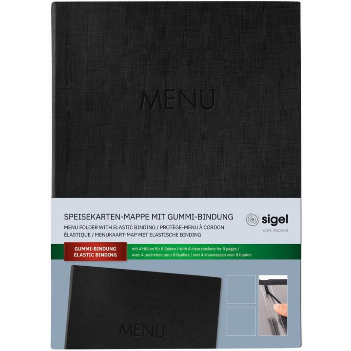 Produktbild Sigel Speisekarten-Mappe MENU