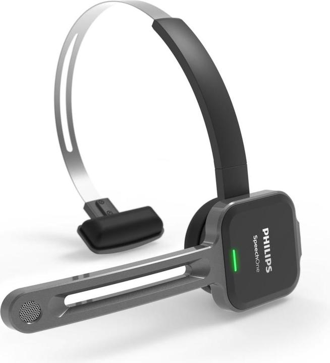Produktbild Philips SpeechOne Diktier-Headset (drahtlos) mit Fernbedienung (PSM6500)