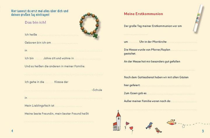 Produktbild Mein ganz besonderer Tag - Das Erstkommunion Erinnerungsalbum (Deutsch, Petra Postert, 2015)