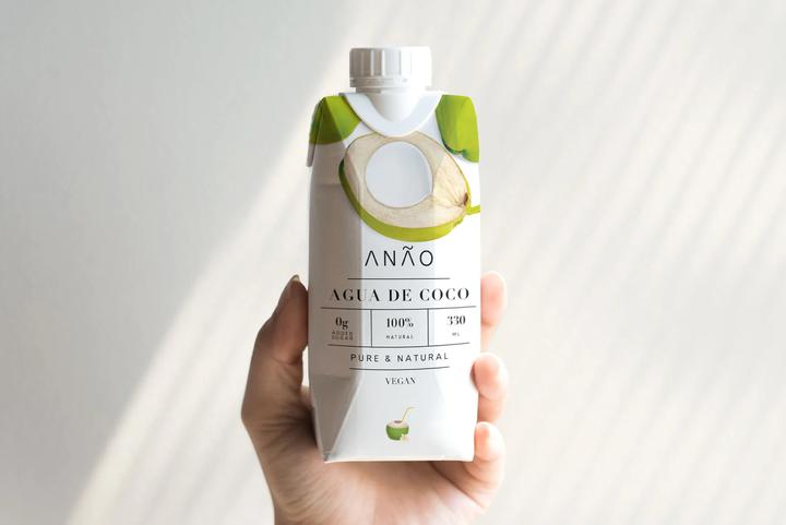Produktbild Anão Coconut water pur Agua de Coco do Brasil Tetra à 330ml (1 x 33 cl)