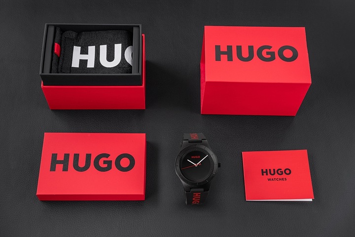 Produktbild Hugo Boss Hugo Lit For Him Herrenuhr Schwarz 1530343 + BOX