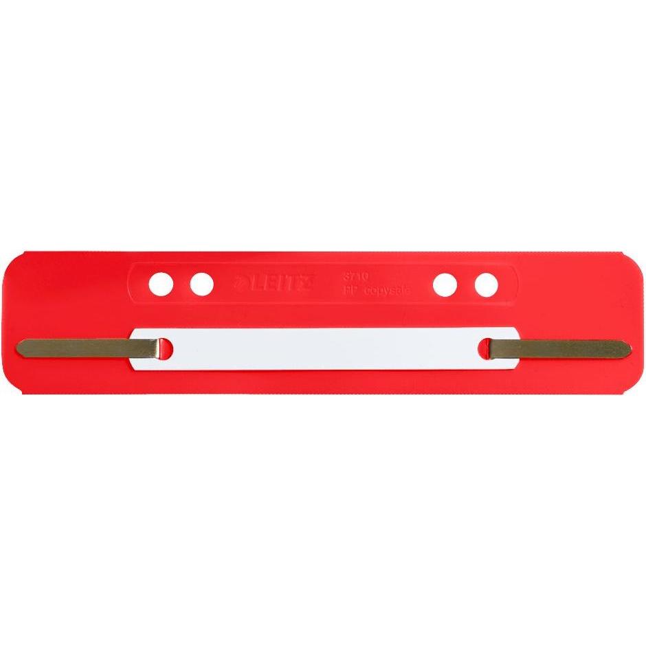 Thumbnail - Leitz, Ordner Zubehör, Heftstreifen, 35 x 158 mm, PP-Folie, rot Lochung: 60-80 mm