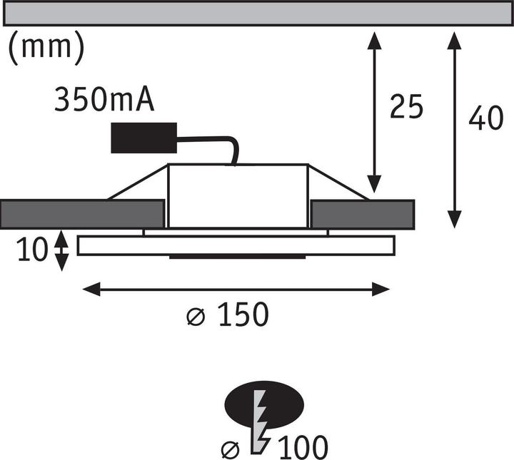 Immagine prodotto Paulmann Apparecchio da incasso Premium Whirl Set (1350 lm)