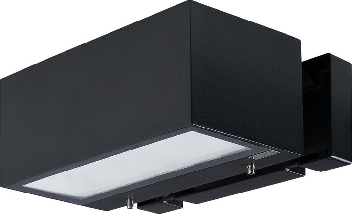 Actual product image EGLO 900885 SPONGANO LED outdoor wall/ceiling luminaire 2x5W Black Controllable light colour IP65 (600 lm, IP65)