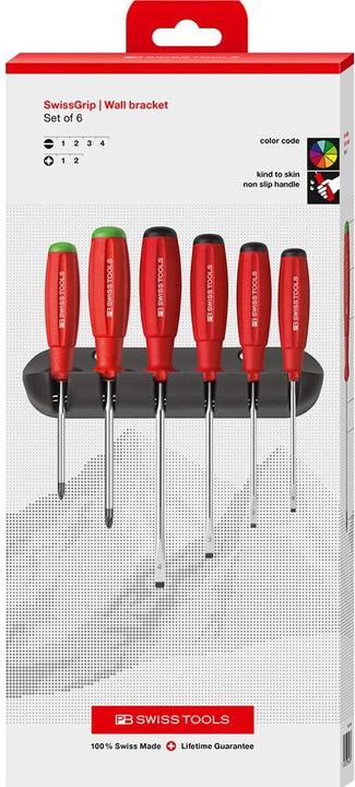 Produktbild PB Swiss Tools Schraubenziehersätze (Schlitzschrauben, Pozidriv-Kreuzschlitz (PZ))