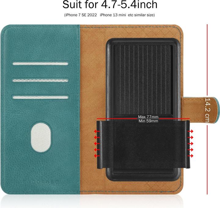 Actual product image Cadorabo Case for HTC ONE SV Book Cover (HTC One S)