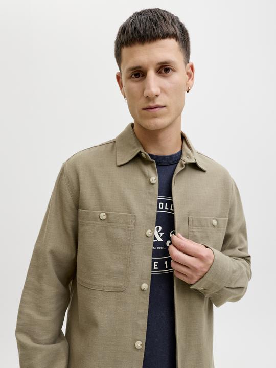 Immagine prodotto Jack & Jones Jprblurayle Linen Bl. Solid Ls Shirt Sn (XS)