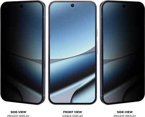 Produktbild Eiger Privacy Sichtschutz-Glas Standard Fit Mountain Glass Black (1 Stk., Google Pixel 10 Pro XL, Google Pixel 9 Pro XL)