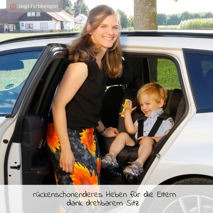 Actual product image Avova Sperber-Fix 61 Reboard child seat from 61 cm - 105 cm (from approx. 3 months to approx. 4 years) (Reboarder, ECE R129/i-Size Standard)