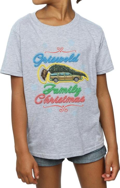 Produktbild National Lampoon´s Vacation National Lampoon's Christmas Vacation Griswold Family Christmas TShirt Mädchen (152, 158)