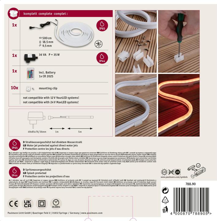 Image du produit Paulmann 788.90 (RGB, 500 cm, Intérieur)