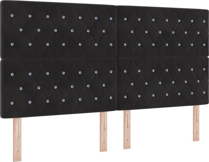 Produktbild VidaXL Schwarzes Kopfteil (180 x 7 x 128 cm)