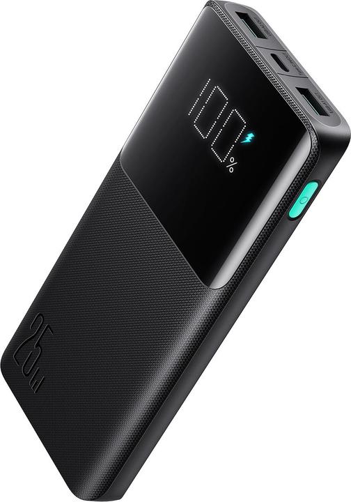 Actual product image Joyroom Powerbank 10000mAh, 25W - Black (10000 mAh, 25 W, 37 Wh)