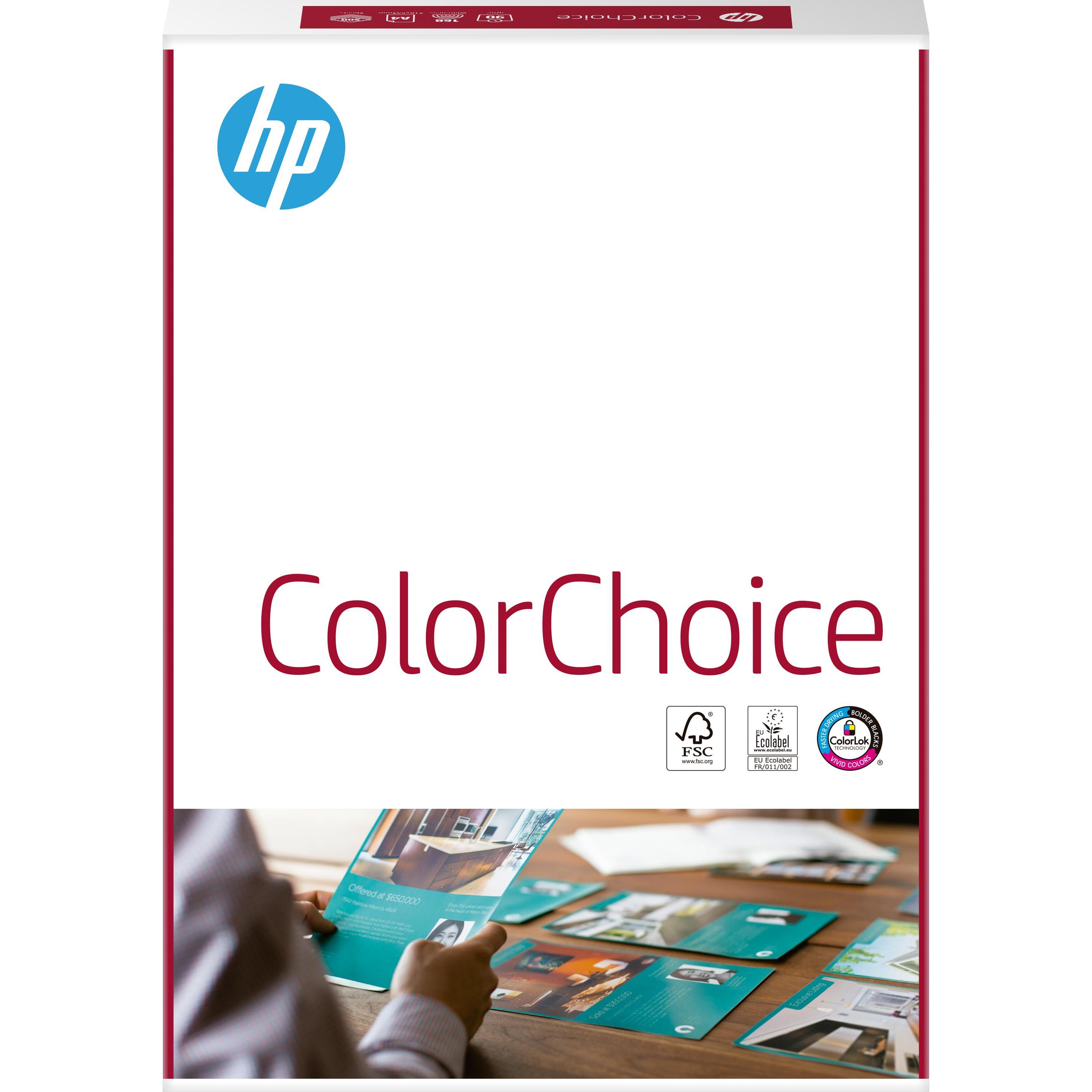 HP, Kopierpapier, Papier ColorChoice A3, 200g (200 g/m², A3)