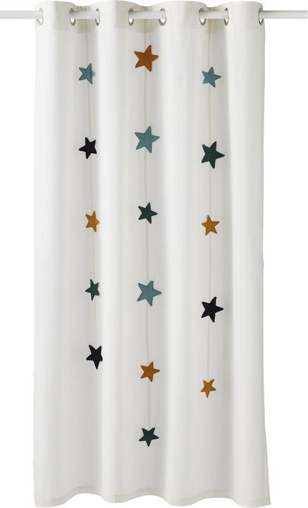 off-white, stars multicoloured