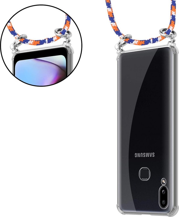 Produktbild Cadorabo TPU Handy Kette SILBER Cover
