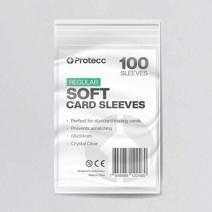 Actual product image Protecc Regular Soft Card Sleeves (Penny Sleeves)