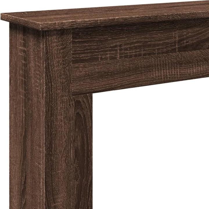 Image du produit VidaXL Bordure de cheminée Console de cheminée Décor Cheminées marron aspect chêne