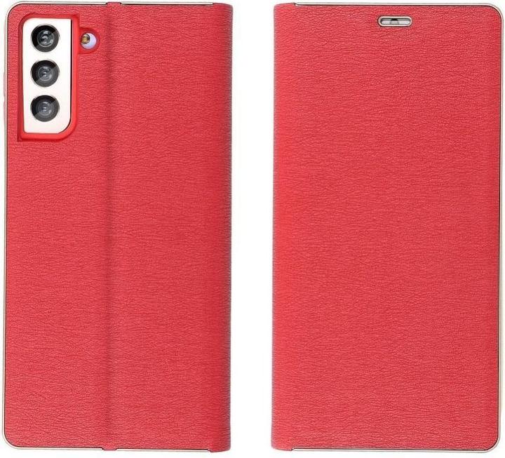 Produktbild Forcell Book case OEM LUNA Book Gold for XIAOMI Redmi Note 10 5G / Poco M3 Pro / Poco M3 Pro 5G red (Xiaomi Poco M3 Pro, Xiaomi Redmi Note 10 5G, Xiaomi Poco M3 Pro 5G)
