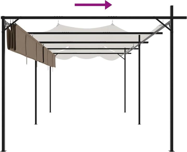 Actual product image vidaXL Gutja (589 cm, 292 cm)