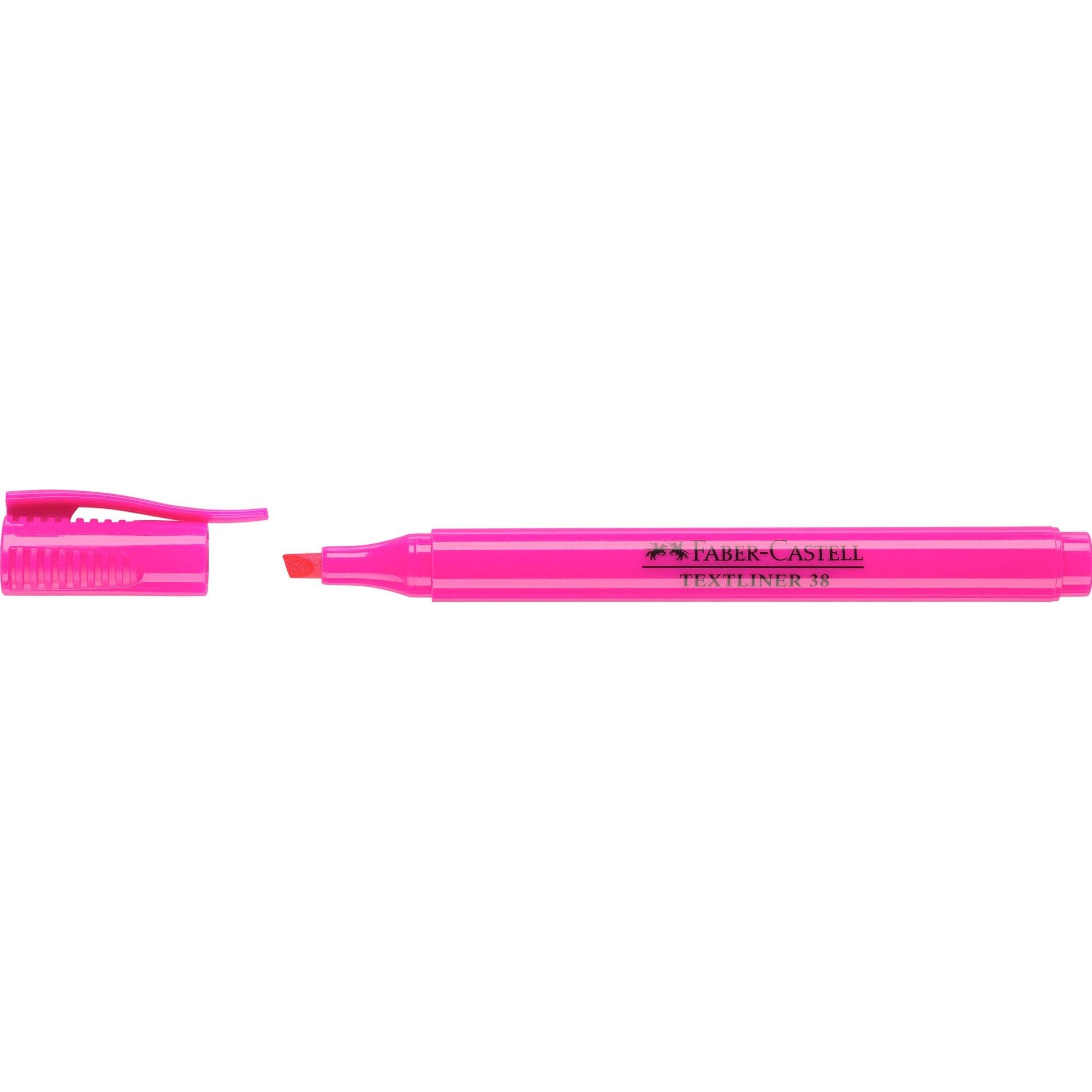 Faber-Castell, Marker, Textmarker 38 Stiftform (Pink, 5 mm, 1 x)