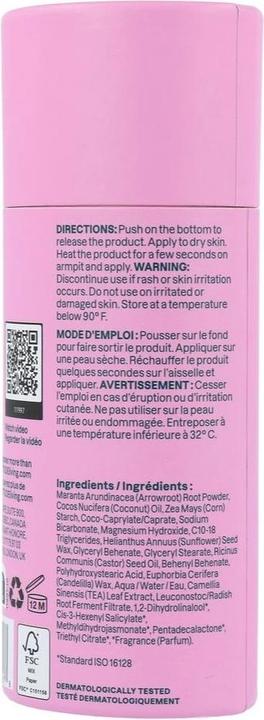 Actual product image Attitude - Natural solid deodorant Super Leaves white tea leaves 85 g (Stick, 85 g)