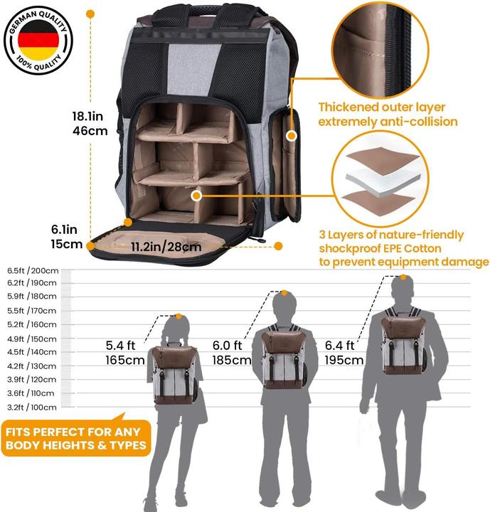 Actual product image Tarion Kamerarucksack (18 l)