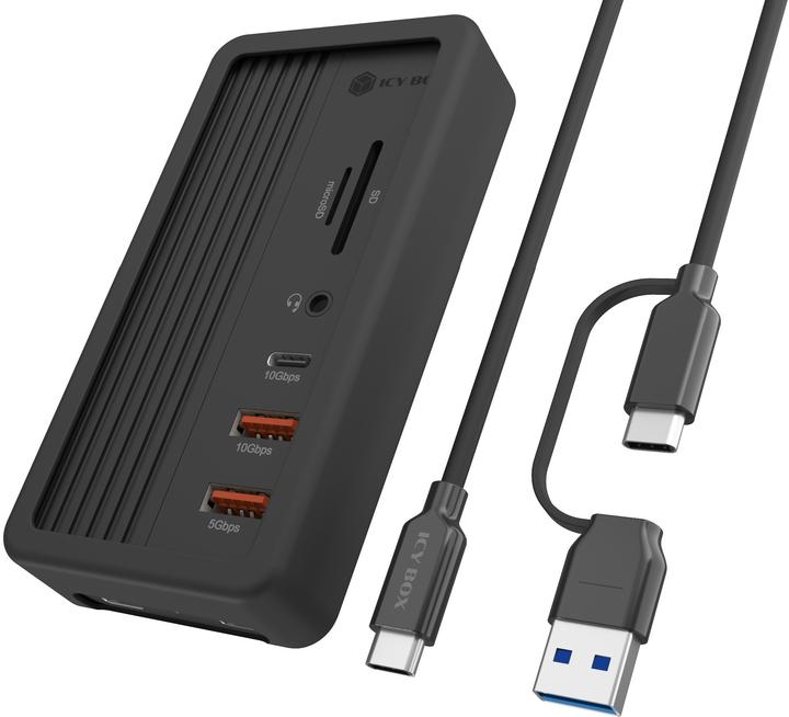 Immagine prodotto Icy Box IB-DK4072M-CU31 (USB-C, 9 porte)