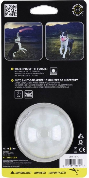 Produktbild Nite Ize LED Wurfball Glowstreak Ball, rot