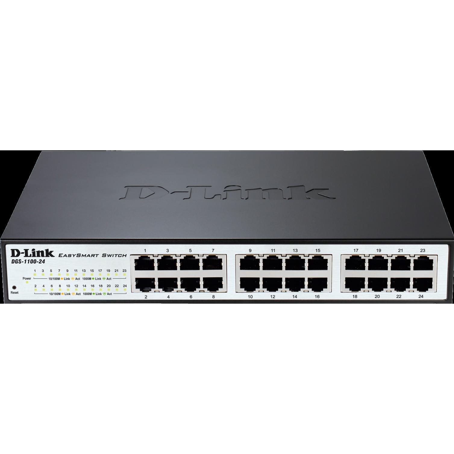 D-Link Dgs-1100-24 (24 Ports), Netzwerk Switch, Schwarz