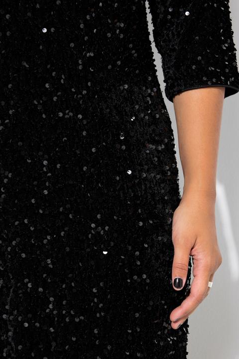 Image du produit Studio Untold Robe à sequins.Coupe Slim Shape et longueur midi. Manches 3/4 (46, 48)