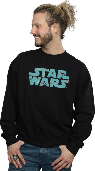 Produktbild Star Wars Retro XWing Pattern Logo Sweatshirt (S)