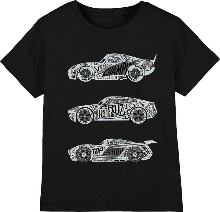 Produktbild Disney Cars Text Racers TShirt Mädchen (140, 146)