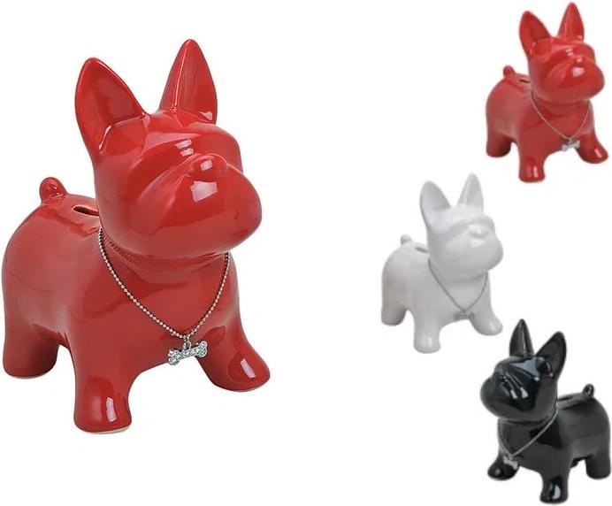 Immagine prodotto Sombo Salvadanaio cane 15cm assortiti in ceramica 15x10x17cm (15 x 10 x 17 cm)