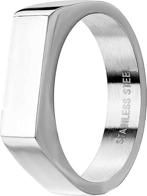 Produktbild Star Piercing Ring silber Quadrat flach dünn (61, Stahl)