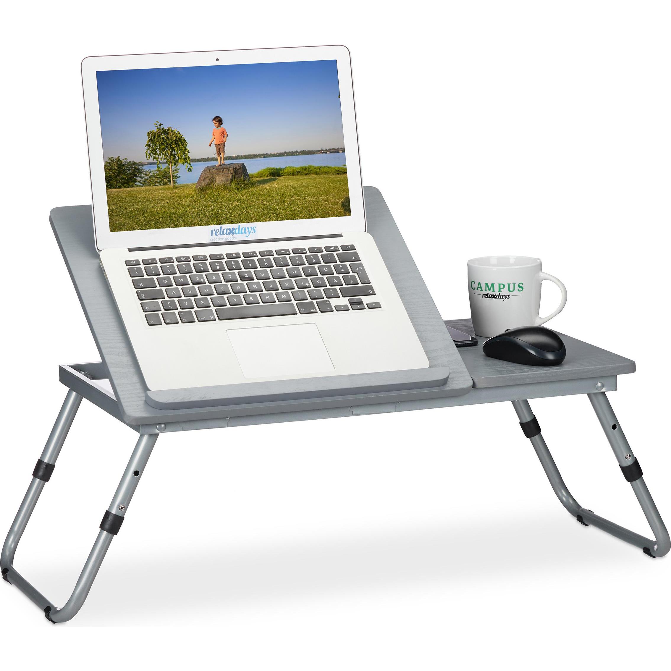 Thumbnail - Relaxdays Laptoptisch, Notebook Ständer, Grau