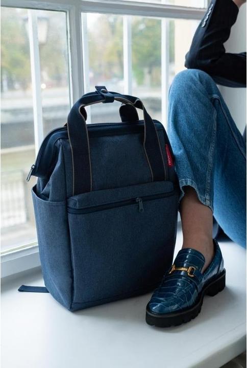 Produktbild reisenthel Rucksack Allrounder R Herringbone Dark Blue (12 l)